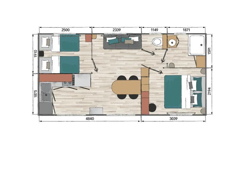 Camping Club L'Air Marin 비아스 외부 사진